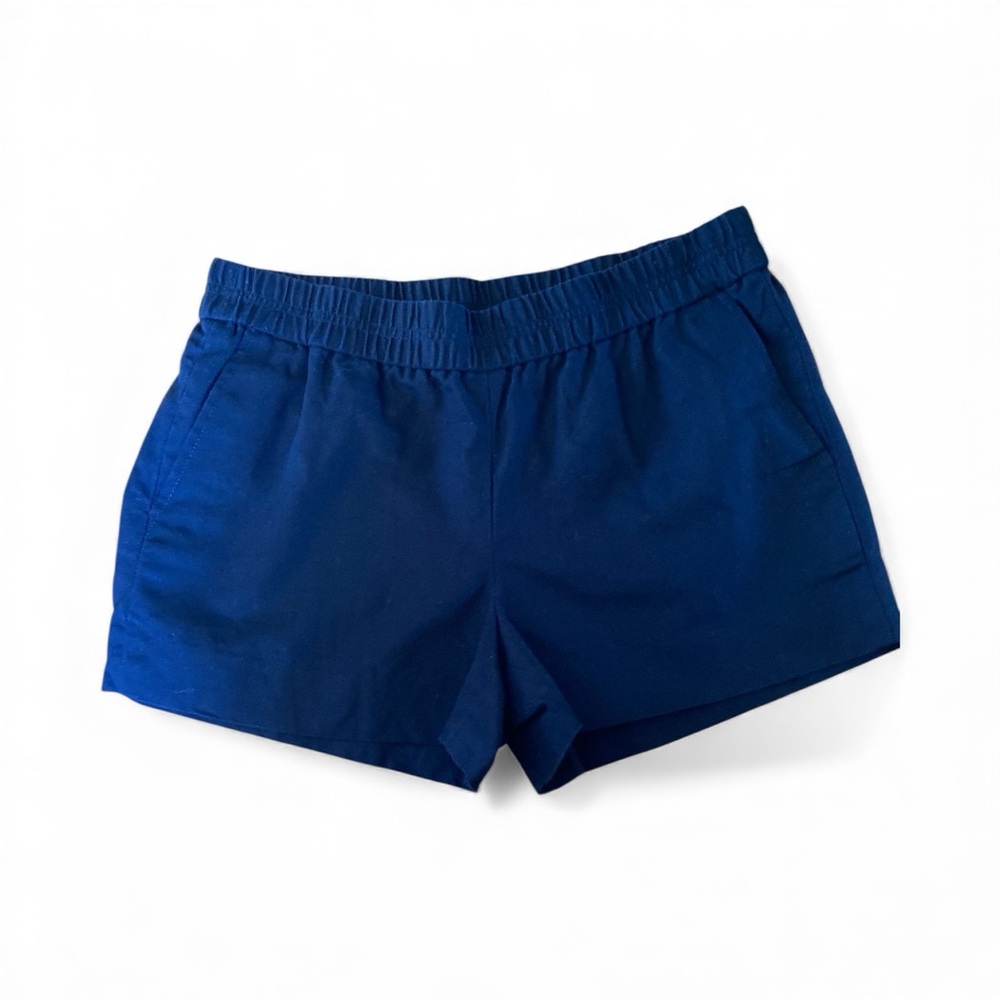 J. Crew Women's Navy Blue Shorts Size 6
Like New Cotton Two Pockets